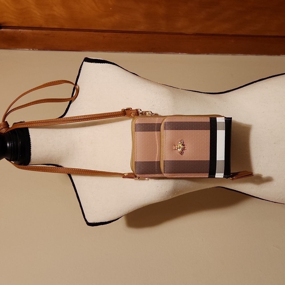 Crossbody Bag Multiple Compartments Adjustable St… - image 1